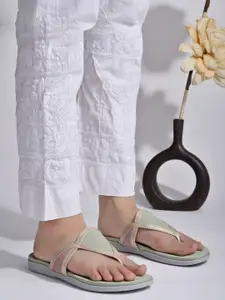 Shoetopia Girls Open Toe T-Strap Flats