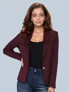 BAESD Notched Lapel Single-Breasted Casual Blazer