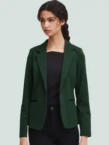 BAESD Notched Lapel Single-Breasted Casual Blazer