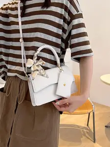 Styli Metallic Ribbon Design Handbag