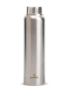 Speedex Silver-Toned Single Stainless Steel Solid Water Bottle