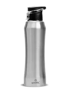 Speedex Silver-Toned Single Stainless Steel Solid Water Bottle