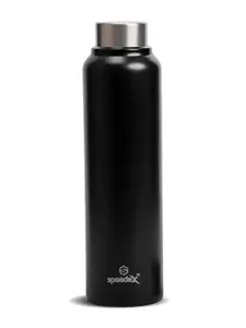 Speedex Black Stainless Steel Leak Proof Water Bottle 1 L