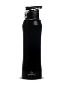 Speedex Black Single Stainless Steel Solid Water Bottle