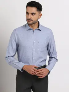 Turtle Summer Classic Slim Fit Spread Collar Formal Shirt