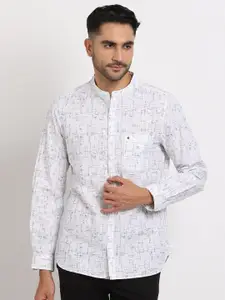 Turtle Summer Relaxed Slim Fit Printed Casual Shirt