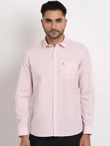 Turtle Relaxed Slim Fit Geometric Printed Opaque Cotton Casual Shirt