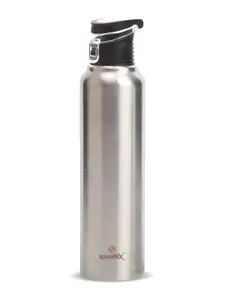 Speedex Silver-Toned Single Stainless Steel Solid Water Bottle