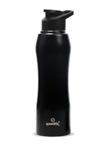 Speedex Black Single Stainless Steel Solid Water Bottle