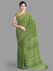 The Chennai Silks Floral Pure Cotton Kota Saree With Blouse Piece