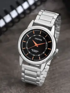 Sandy D Carter Men Bracelet Style Straps Analogue Watch SDC24-102-BK