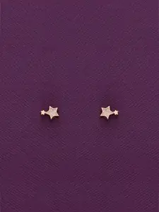 KAI JEWEL 925 Sterling Silver Rhodium-Plated Cubic Zirconia Studs Earrings