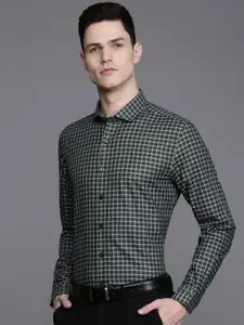 Louis Philippe Slim Fit Checked Formal Shirt