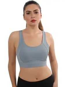 Bella Voste Rapid-Dry Full Coverage Seamless Lightly Padded Workout Bra-360 Degree Support