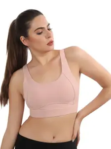 Bella Voste Anti Odour Full Coverage Seamless Lightly Padded Workout Bra-All Day Comfort