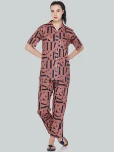 BAESD Women Printed Night suit