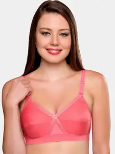 Trylo Medium Coverage Non Padded Cotton Everyday Bra With All Day Comfort