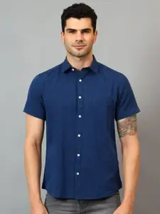 Cantabil Comfort Cotton Linen Casual Shirt