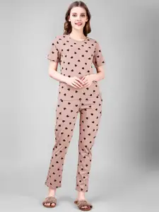 Smarty Pants Conversational Printed Pure Cotton Night suit
