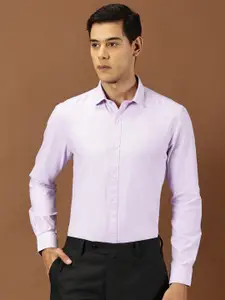 INVICTUS Original Slim Fit Spread Collar Oxford Weave Cotton  Formal Shirt