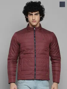Allen Cooper Mock Collar Reversible Padded Jacket