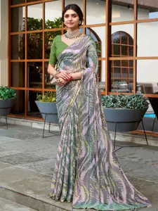 Saree mall Poly Chiffon Bagru Sarees