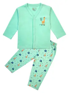 BAESD Boys Printed Shirt with Trousers