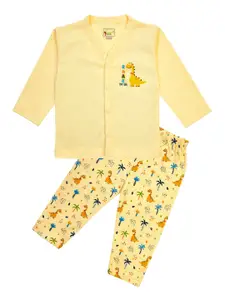 BAESD Boys Printed Shirt with Trousers