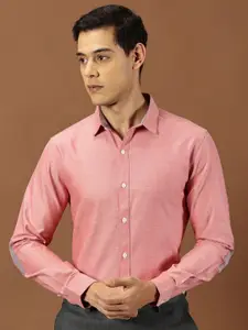 INVICTUS Original Slim Fit Spread Collar Oxford Weave Cotton Formal Shirt