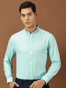 INVICTUS Original Slim Fit Mandarin Collar Cotton Formal Shirt