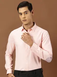 INVICTUS Slim Fit Spread Collar Long Sleeves Cotton Formal Shirt