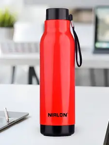 NIRLON Red Stainless Steel Solid Water Bottle 480 ml