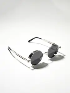 CHOKORE Men Round Sunglasses with Polarised Lens