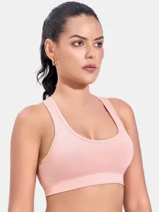 SKDREAMS Full Coverage Non Padded Non-Wired Cotton Workout Bra-All Day Comfort