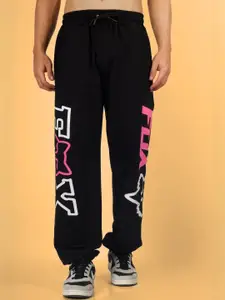 WEARDUDS Men Printed Relaxed-Fit Pure Cotton Joggers