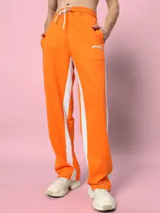 WEARDUDS Men Relaxed-Fit Mid Rise Track Pants