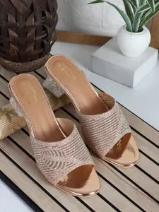 Denill Embellished Block Heels