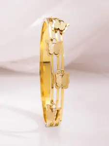 Rubans Voguish Women Gold-Plated Bangle-Style Bracelet