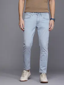 Louis Philippe Jeans Men Smart Skinny Fit Light Fade Stretchable Jeans