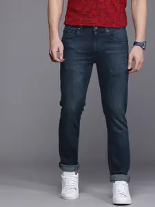 Louis Philippe Jeans Men Slim Fit Light Fade Stretchable Jeans