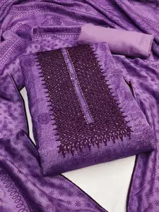 Peachmode Embroidered Unstitched Dress Material