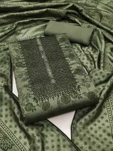 Peachmode Floral Embroidered Sequinned Unstitched Dress Material