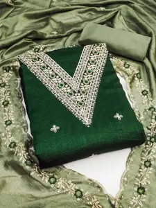 Peachmode Embroidered Unstitched Dress Material