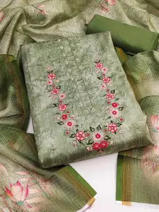 Peachmode Embroidered Unstitched Dress Material