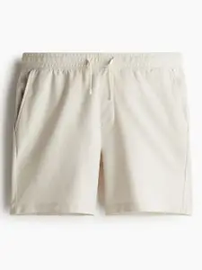 H&M Men Pure Cotton Regular Fit Pique shorts