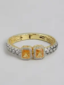 Anouk Women American Diamond Gold-Plated Bangle-Style Bracelet