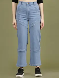 plusS Women Clean Look Light Shade No Fade Cotton Denim Stretchable Jeans