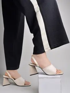 Shoetopia Girls Suede Block Heeled Sandals