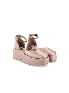 Shoetopia Girls Block Pumps with Bows