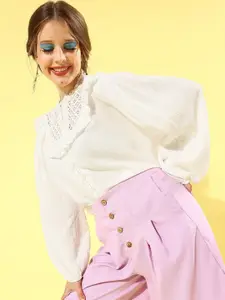 EVERYDAY by ANI Boxy Pinstripes Casual Shirt